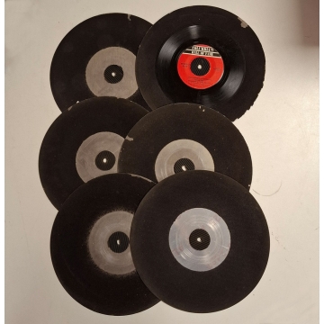 Set Of 6 Jukebox Record Trays With 45RPM Spacer - USED