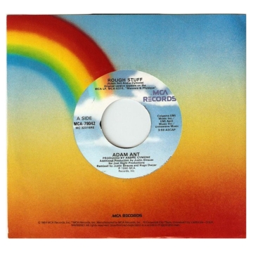 Vinyl Single 45: Adam Ant ‎– Rough Stuff / Bright Lights Black Leather