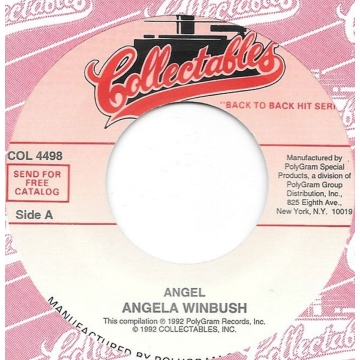 Vinyl SIngle 45: Angela Winbush ‎– Angel / Run To Me