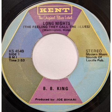 Single: B.B. King ‎– Long Nights (The Feeling They Call The Blues) / I'll Survive 45 rpm