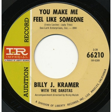 Single 45: Billy J. Kramer With The Dakotas – You Make Me Feel Like Someone / Take My Hand
New old stock Rock / Blues / Pop vinyl 1966