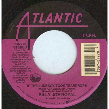Single 45: Billy Joe Royal ‎– If The Jukebox Took Teardrops / How Could You Leave Me
New old stock country music vinyl 1990
