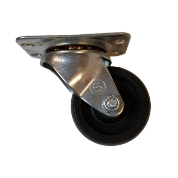 caster wheel with plate