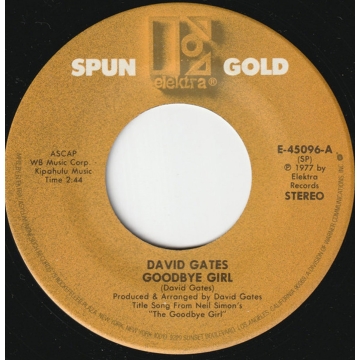 Single 45: David Gates ‎– Goodbye Girl / Took The Last Train