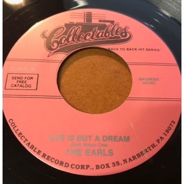 Single 45: The Earls ‎– Life Is But A Dream / Eyes
Jukebox Collectables label