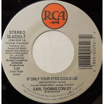 Single 45: Earl Thomas Conley ‎– If Only Your Eyes Could Lie / One Of Those Days