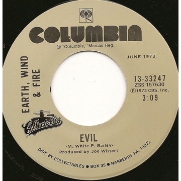 Vinyl Single 45: Earth, Wind & Fire ‎– Keep Your Head To The Sky / Evil