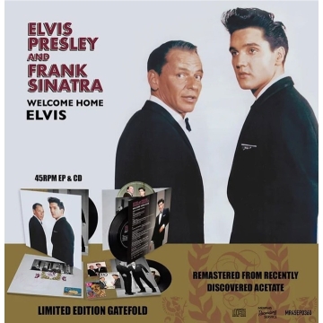 Elvis Presley And Frank Sinatra Welcome Home Elvis CD & CLEAR Vinyl EP MRS