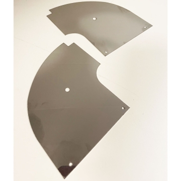 Wurlitzer 2100 / 2104 Top Corners Valance Metal - Set