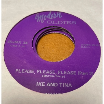 Single: Ike and Tina Turner - Please, Please, Please Part 1 and 2 45 RPM