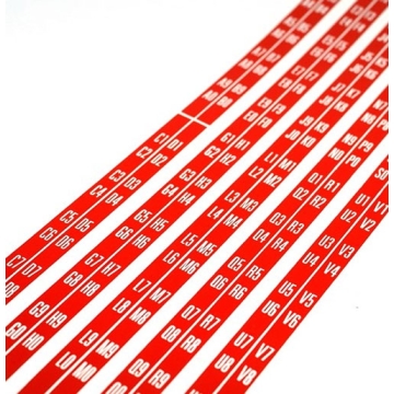 Wurlitzer 2500 stickers titelkaart bordjes