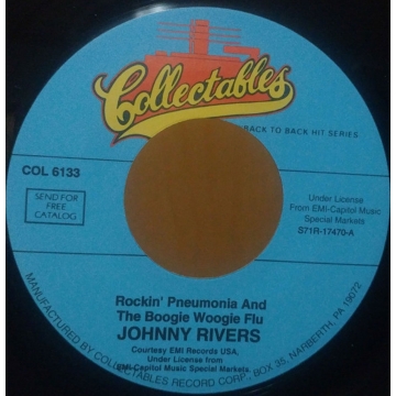 Jukebox Vinyl 45: Johnny Rivers – Rockin' Pneumonia And The Boogie Woogie Flu / Midnight Special