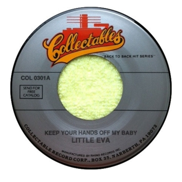 Single 45: Little Eva ‎– Keep Your Hands Off My Baby / Let's Turkey Trot
Jukebox Collectables label