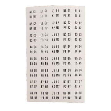 Seeburg Letter / Number Decal Set On Titlestrip Holders Model LPC1 And Up
