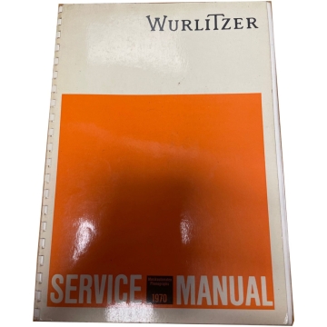 Wurlitzer Manual 1970 Original
