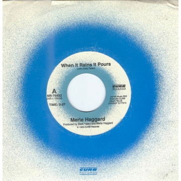 Single: Merle Haggard ‎– When It Rains It Pours / Me And Crippled Soldiers