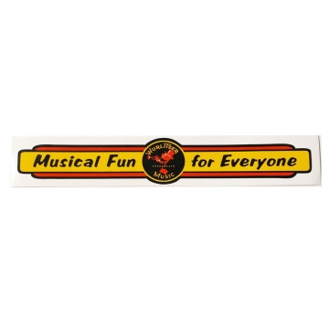 Wurlitzer - Musical Fun For Everyone Sticker 16 x 3 cm