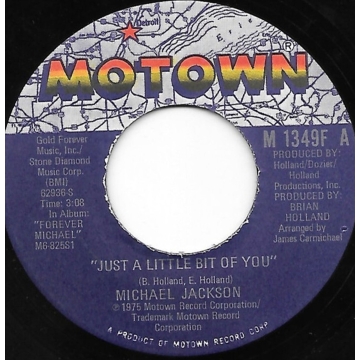 Vinyl Single 45: Michael Jackson ‎– Just A Little Bit Of You / Dear Michael
New old stock funk/soul vinyl 1975
