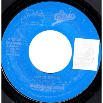 Vinyl Single 45: Midnight Star – Love Song / Love Song (Instrumental)