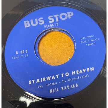 Single 45: Neil Sedaka ‎– Stairway To Heaven / Run Samson Run RARE misprint