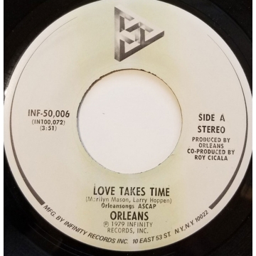 Single 45: Orleans – Love Takes Time / Isn't It Easy