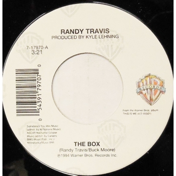Single 45: Randy Travis ‎– The Box / Honky Tonk Side Of Town