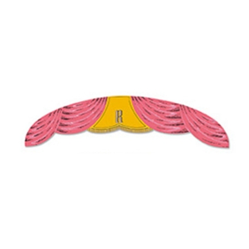 Rock-Ola 1428 Gordijn Sticker Roze