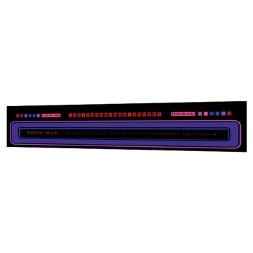 Rock-Ola 453 Plastic Backlit Film For Top Glass