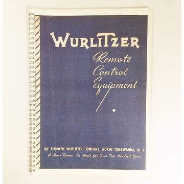 Wurlitzer Remote Control Equipment Instructions - Copy