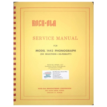Rock-Ola Model 1442 Jukebox Service Manual