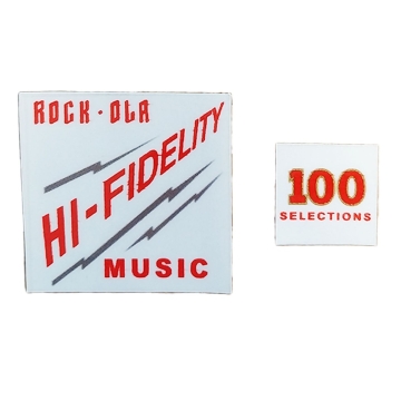 Rock-Ola 1542 Wallbox Decals Set