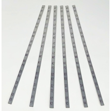 Rock-Ola 1496 Empress 120 Select Titelstriphouder Decal Set – Metaal