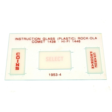 Rock-Ola instruction inserts select etc. model 1438 / 1446