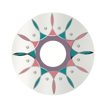 Rock-Ola Turntable Inlay Sticker For Empress (1496 and 1497), Princess (1493) and 1494