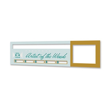 Top Glass Decal For Seeburg AY160