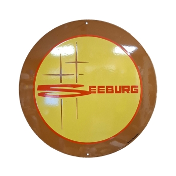 Seeburg Logo Enamel Sign - Ø40cm
