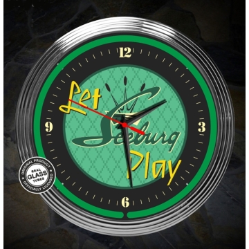 Let Seeburg Play Neonklok 38 cm