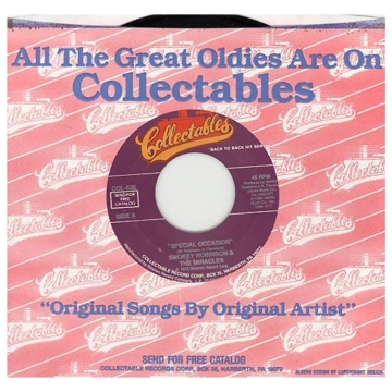Single: Smokey Robinson & The Miracles – Special Occasion / Yester Love 45 RPM Collectables