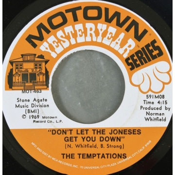 Single 45: The Temptations ‎– Don't Let The Joneses Get You Down / Ball Of Confusion (Thats What The World Is Today)
Motown Yesteryear Series