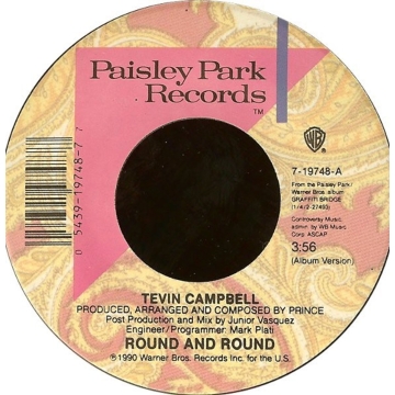 Single: Tevin Campbell ‎– Round And Round / Round And Round (Soul Dub) 45 RPM