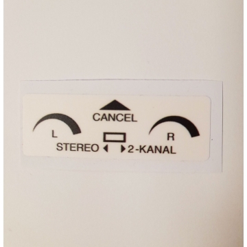 Wurlitzer 1015 OMT Stereo / Cancel Decal