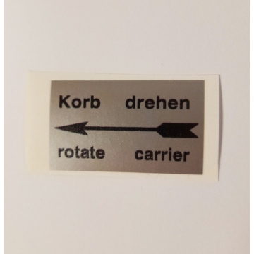 Self adhesive record playing decal for Wurlitzer OMT