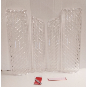 Wurlitzer 1100 Complete Plastics Set Onder – (7 pieces)