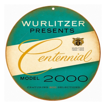 Wurlitzer 2000 Promotie Bord