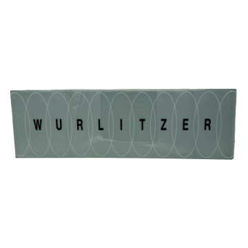 Reproduction front glass for the Wurlitzer 3000 and 3010 jukebox.