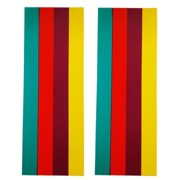 Wurlitzer OMT Color Sheets for Pilaster - Set of 2