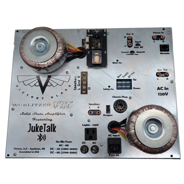 Wurlitzer 2700-3300 Stereo W-SSA-544 Solid State Versterker met Bluetooth 240v