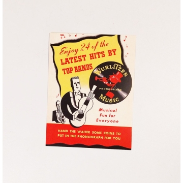 Wurlitzer Kelner Kaart